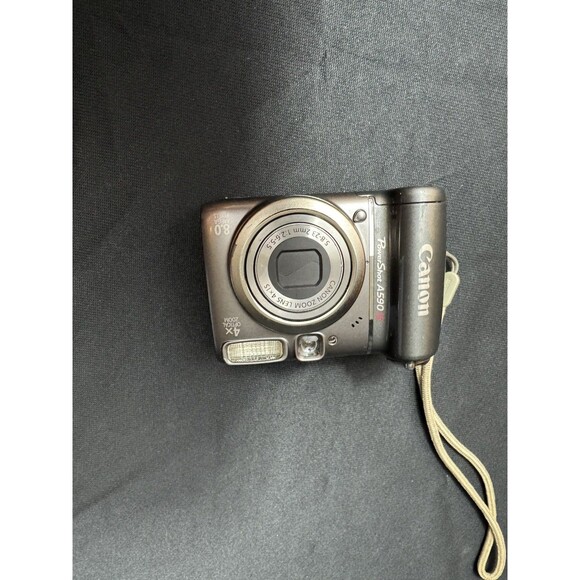 Canon PowerShot A590 IS 8.0MP Digital Camera - Gray Tested Works - Picture 7 of 9